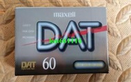 maxell萬勝DM60 空白數碼錄音磁帶 DAT60分鐘錄音帶