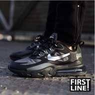 Nike Air Max 270 Black Silver Male Female Running Shoes Sports Training Leisure Max270 Travel Sneakers Thick Bottom Low