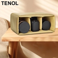 [TENOL] Camera Insert Bag Digital Camera Storage Outside Compartment DSLR Camera Bag