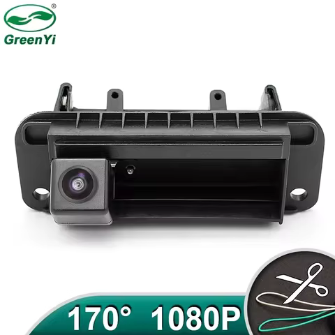 GreenYi HD AHD 1080P Vehicle Reverse Backup Trunk Handle Camera For Mercedes Benz C Class C180 C200 