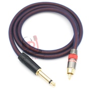 dây tín hiệu âm thanh rắc 6 ly ra hoa sen sl 02 dây jack 6.3 ly jack 6 ly jack6.5mm jack hoa sen jac