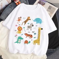 Cute and Aesthetic T-shirts MONKEY GRRR LION TIGER ELEPHANT ZEBRA