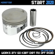 150cc Motorcycle 56.5mm Piston 15mm Pin Piston Set For Lifan 150 LF150 Horizontal Engine Kayo SSR Di