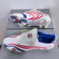 New Tongue F50 MESSI ELITE FG 39-45 Men's Outdoor Needle White Blue Durable Football Shoes
