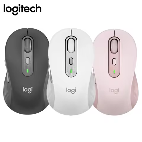 Logitech M650/M650L/M750 Wireless Silent Mouse Ergonomic with Smooth Scroll for Laptop PC