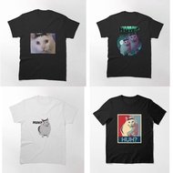 Unisex T-Shirt Print HUH cat meme Classic Style S-5XL