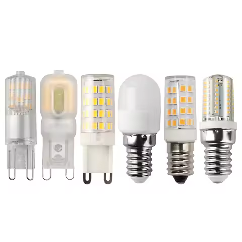 2Pcs G9 LED light 2.5W 3W 5W AC 220V 230V G9 E14 LED Lamp LED Corn Bulb SMD 2835 LED G9 Light Replac