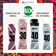 BIX HIGH ENERGY GEL 30/40 | 60ML WORKOUT RUNNING/TRAIL/HIKING/CYCLING NO CAF/ HAVE CAF