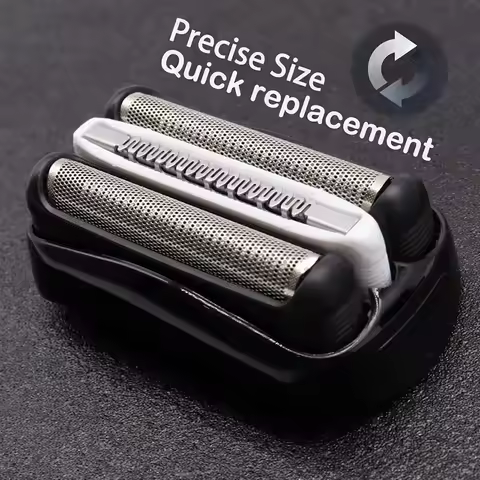 32B 32S Shaver Head Foil Cutter Head Replacement Part for Braun Electric Razor Series 3 3000s 3010s 