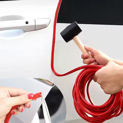 2/5/10MCar Door Protector Edge Scratch Strip Guard Trim Automobile Door Anti Collision Protection Wi