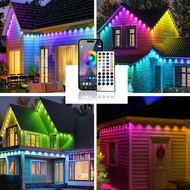 【BBI】-Permanent Outdoor Eaves LED Lights Waterproof APP Control RGB String Lights for Christmas Deco