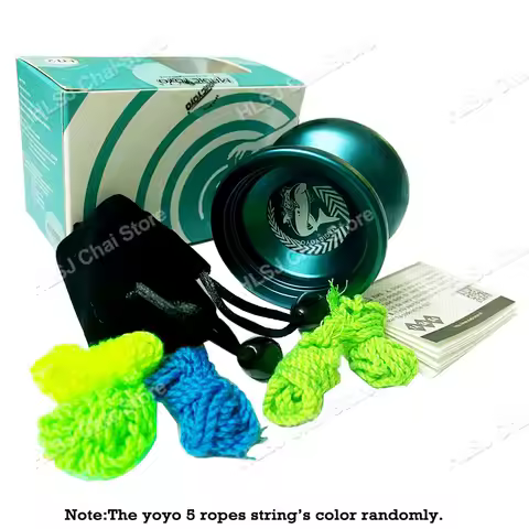 MAGICYOYO N12 Shark Metal Yoyo Unresponsive Bearing Yoyo Ball with 5 Ropes Sand Blasted Finish Workm