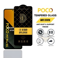 TG HD Anti Static Xiaomi poco M7 Pro 5G M6 Pro 5G M6 Pro M6 5G M5 M5s M4 Pro M4 Pro 5G M4 5G M3 M3 P