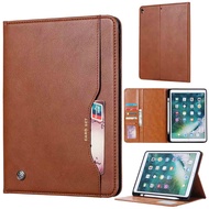 Apple iPad mini3 mini4 mini5 mini6 ipad5 ipad6 ipad7thGen ipad8 ipad9 pro10.5 air1 air2 air3 pro9.7 pro11 pro12.9 10.2" with Pen Holder (Pencil Slot) pu leather Tablet Case