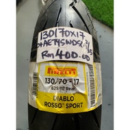 TAYAR PIRELLI DIABLO ROSSO TUBELESS 130/70/17