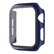 2 In1 Tempered Glass with Case for Apple Watch Ultra 3 2/Ultra 49mm IWatch Model 40 41mm 44 45mm Ser