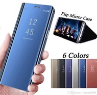 SALE CASE OPPO A54 4G CASING CLEAR VIEW STANDING FLIP COVER MIRROR