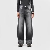 Amigos de Nimes - Basica Women Wide Leg - Black Denim Jeans