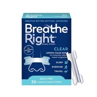 Breathe Right Nasal Strips Clear Large 30 count