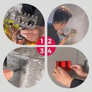 Creative Square Hole Punch, SDS Plus Square Hole Punch, เหมาะสำหรับกล่องรวมสัญญาณชนิด 86, สำหรับเครื