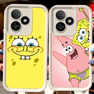H73 SpongeBob White Casing for Realme C51 C61 C33 C63 Note 60 C55 C53 GT 6 C31 Narzo 50A Prime C67 5