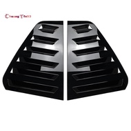 Car Glossy Black Rear  Triangle Louver Cover Stickers  Golf 6 MK6 2008-2012  Cover Spare Parts Acces
