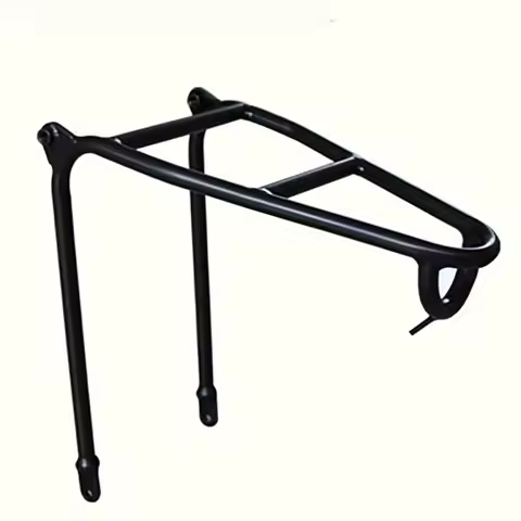 HEXATI Titanium Folding Bike Q Rear Rack,Fit For BROMPTON, A Line C Line P Line ,ACEOFFIX, MINT Tita