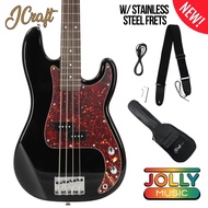 JCraft PB-2 (V2) 4-String Stainless Frets Bass Guitar