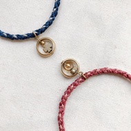 畢業 手圍訂製 和你的幸運 幸運草 鋯石 蠟線手環 可選色