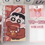 {Ketibaan Baru} [21,000 Orang Disukai] Crayon Shin-chan Perancang Kewangan Buku Akaun Isi Rumah Jurn