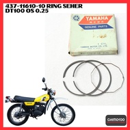 437-11610-10 Yamaha Dt100 PistonRing 100 Os 0.25DT
