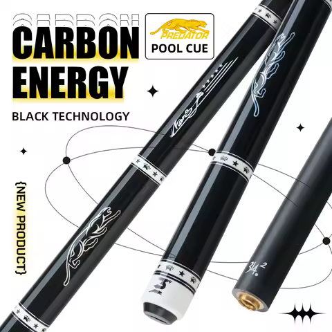 PREOAIDR 3142 XINGBAO Billard Pool Cue Maple Carbon Shaft Black Technology 12.5/11.8/10.8mm Rainbow 