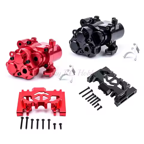 Aluminum Metal Gear Box Housing Shell / Gearbox Mount Holder Replacement Parts For 1/10 RC Crawler T