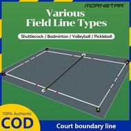 Badminton court boundary line marking standard pickleball volleyball badminton temporary court line