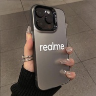 CASE IMD BLACK LOGO REALME C35 C51 C53 C55 C61 C63 C65 C67 - BDC