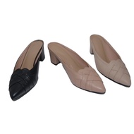 WINDY Women Shoes Point Toe Mule Block