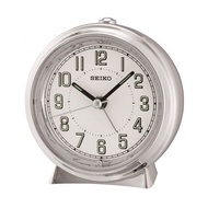 SEIKO Japan Sliding Second Hand Alarm Clock Silent Snooze Lighting Table QHE133S