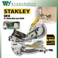 STANLEY SM18 1800W 10" Sliding Miter Saw / miter saw / mesin potong kayu cutting aloy potong alumini