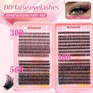 Eyelash Clusters Book 30D-100D Wispy Individual D-curly 8-16MM Natural Extension