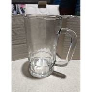 [ 6 PCS ] GLASS ICE GLASS WITH HANDLE GLASS ICE TEA GLASS/ (B20N)