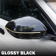 For BMW X3 G45 530i 540i i5 740i 750i G60 G61 Rearview Mirror Cover Overlay Accessories Glossy Black