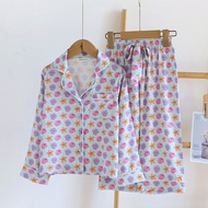 ชุดนอน Muslin Pajamas Collection Muslin Pet รุ่น Blue Ocean (N3329 T3329 M3329) | ชุดนอนแม่ลูก