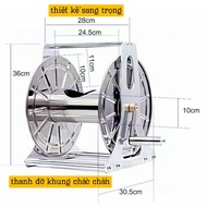 Khung Rulo inox G03 lionking chuyên cho dây cao áp máy bơm rửa xe máy cao áp...