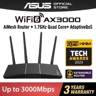 ASUS RT-AX57 WiFi 6 AX3000 Wireless Router with High Power Signal, Extendable Router