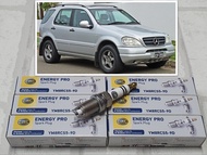 หัวเทียน  Benz ML320  W163 ( 1998 - 2005 ) ชุด 12 หัว  ชนิดยิธเทรียม ระยะใช้งาน 40000 กม : Hella YM8