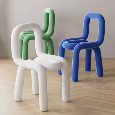 Set Of 2 Nordic Dining Chairs Unique Eclectic Trendy Designer Dining Chairs Kawaii Modern Chaises Sa