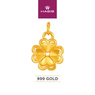 HABIB 999/24K Yellow Gold Pendant 9GP01480625