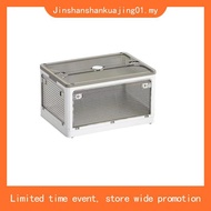 FOLDABLE STORAGE BOX 80L 60X42X33.5CM COSSY+ 9002 WHITE/CLEAR