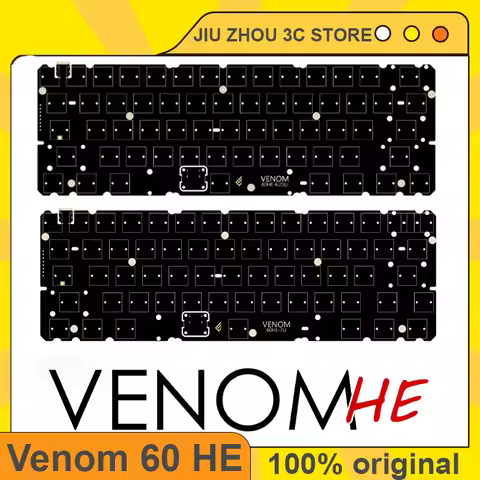 Geonworks Venom 60 HE Magnetic Switch Keyboard PCB Compatible GH60 Tofu60 Holy60 PC Gaming Keyboard 