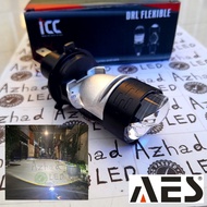 MERAH LED H4 BullAES ICC OCP Pro DEVIL 40 Watt Mini BiLED Laser Headlight Car Motorcycle Red Cooling